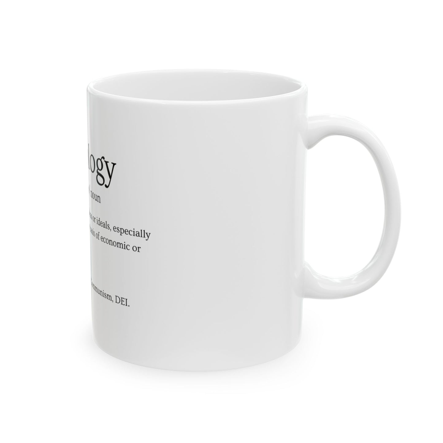 Idiotology Based Mug