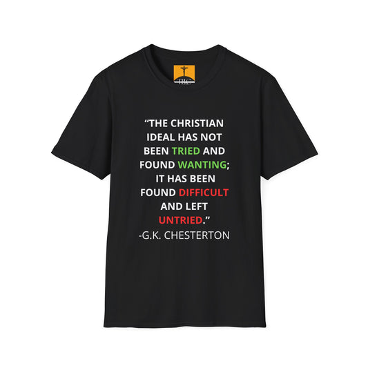 Based G.K. Chesterton T-shirt